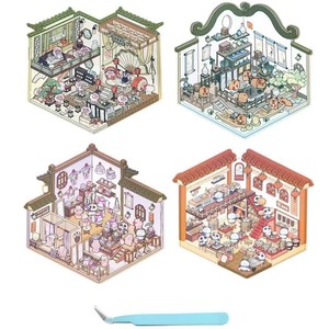 Simpatici adesivi decorativi fai da te Per manuale scenico serie 3 Per confezione Organizer con 4 opzioni di cartoni animati e <span class=keywords><strong>Anime</strong></span> - Product Image 5
