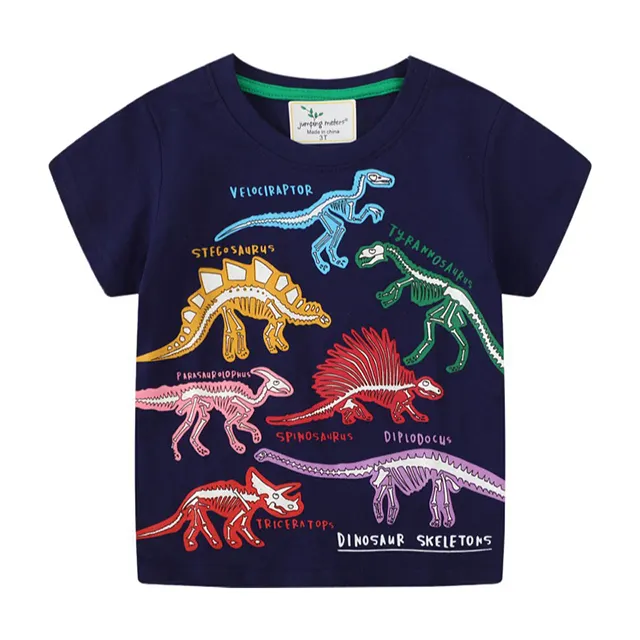 Ms.Feiya Bambini Re Mostro T-Shirt 3D Stampa Dinosauro Tee Mostro Camicie a Maniche Corte Summer Tops per Ragazzo Ragazze 3-11 Anni 