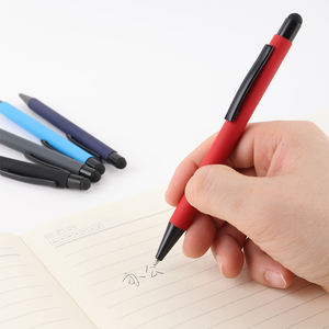 Hot Selling <span class=keywords><strong>Promotion</strong></span> New Multifunktions-Ball Stylus Soft Touchscreen-Stift 2 in 1 mit benutzer definierten Logo Metall Kugelschreiber - Product Image 4