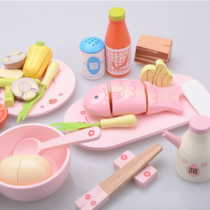 Hoogwaardig Houten Alsof Spelen Keuken Speelgoed Spelen Keuken Speelgoed Huis Magnetisch Gesneden Voedsel <span class=keywords><strong>Chinese</strong></span> Lunch Houten Speelgoed - Product Image 6
