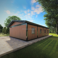 Rumah Kontainer Portabel Modern yang Dapat Dilepas, Rumah Prefabrikasi Flat Pack, Bangunan Panel Sandwich Modular untuk Ruang Kelas Sekolah