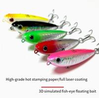 Umpan Pancing Buatan Keras Mengapung Aotuo Hot Selling 2.8g Micro Z-Walk Pencil Lure untuk Memancing Ikan Trout, Bass, dan Mandarin