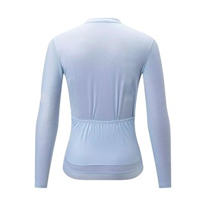 Maillot de cyclisme à manches longues pour femmes Zede, de haute qualité, personnalisé, respirant, coupe-vent, anti-transpiration, imprimé, séchage rapide - Product Image 2