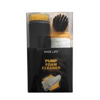 Nettoyeur à mousse portable avec brosse en bois