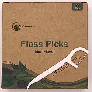 50/ 100 conta in fabbrica materiale organico biodegradabile biodegradabile filo interdentale stuzzicadenti per filo interdentale - Product Image 6