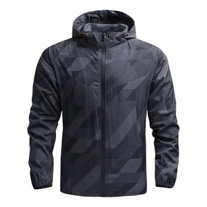 21 For Cross-Border Mens Spring Thin Stand Collar Lightweight Casual Quick-Drying Windbreaker Outdoor Sports Bomber Jacket