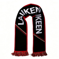 Premium Maßgefertigter Gestrickter Fußball-Schal (Acryl, 17x145cm), mit Jacquard-Technik für Langlebige Fan-Artikel & Großbestellungen