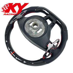 Volante personalizado de fibra de carbono forjado con pantalla LED para Mercedes Benz AMG W204 W205 W212 W213 W217 W218 a B C E CLS GLC 2011 - Product Image 3