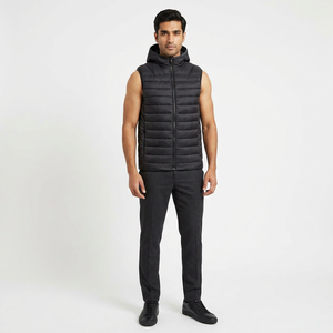 2025 Professional Customized Summer <b>Men's</b> <b>Half</b>-Sleeve Puffer <b>Jackets</b> High Street Style Tank Tops - Product Image 1