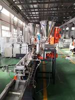 Réglable Mini Double Vis Gravimétrique Dosage Tarière Doseur Granule Granulés Extrudeuse Alimentateur Plastique Extrudeuse Machine Convoyeur