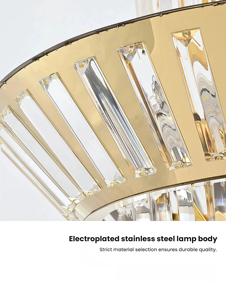 <span class=keywords><strong>Lustre</strong></span> en cristal JYLIGHTING, éclairage en cristal, lampe suspendue, luminaire suspendu, lustres en cristal, lampe de restaurant - Product Image 4