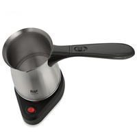 Cafetière électrique en acier inoxydable 400W 600ML avec poignée pliable, chauffage uniforme pour la préparation du café à la maison ou au bureau R.7440