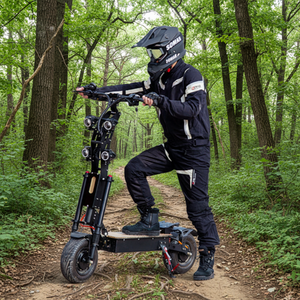 สกู๊ตเตอร์ไฟฟ้า X14 72V <span class=keywords><strong>PRO</strong></span> สำหรับผู้ใหญ่ มอเตอร์คู่ทรงพลัง แบตเตอรี่ 60Ah ล้อ 14 นิ้ว มาตรฐาน IP65 ระยะทางไกล รับน้ำหนักได้ 150 กก. พับเก็บได้ - Product Image 1