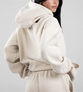 Vêtements pour femmes personnalisés Sweatshirts à capuche surdimensionnés d'hiver à manches longues Pulls à la mode décontractés - Product Image 3