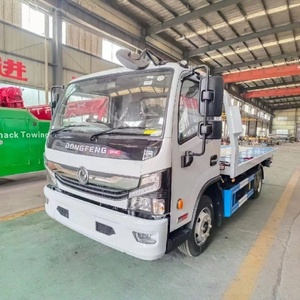 Dongfeng 4X2 4 Tons Slide <b>Flatbed</b> Tow <b>Truck</b> Road Wrecker <b>Truck</b> - Product Image 5