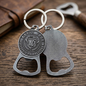 <span class=keywords><strong>D</strong></span>écapsuleur vintage antique en argent, <span class=keywords><strong>d</strong></span>écapsuleur en métal en alliage de zinc <span class=keywords><strong>d</strong></span>écoupé et gravé sur mesure, porte-clés pour bar et cadeaux souvenirs - Product Image 3