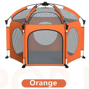 Gấp du lịch trẻ em Playard Lều lưới thoáng khí bé playpens với chống UV Bìa