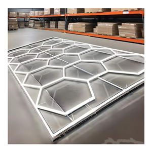 Nuova lampada da soffitto a LED commerciale Design a nido d'ape per <span class=keywords><strong>Auto</strong></span> dettagli autolavaggio negozi di riparazione palestre e bar - Product Image 5