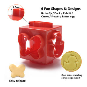 <span class=keywords><strong>Emporte</strong></span>-pièce en plastique pour biscuits de Pâques et de Noël, <span class=keywords><strong>cube</strong></span>, polyèdre, carré - Product Image 2