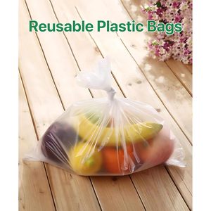 Pokanic Clear Plastic Produce <b>Bags</b> 10x15 Inches Reusable Washable Freshness Continuous Roll Kitchen Storage - Product Image 6