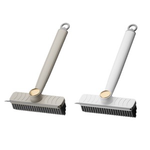 Rotating Multi Functional Crevice Brush With Clip And <b>Scraper</b> For Bathroom Floor <b>Cleaning</b> - Product Image 5