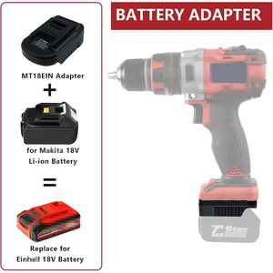 Adaptateur de conversion de batterie pour transformer les batteries Li-ion rechargeables Mak It en outils Ein <span class=keywords><strong>h</strong></span> 18V - Product Image 3