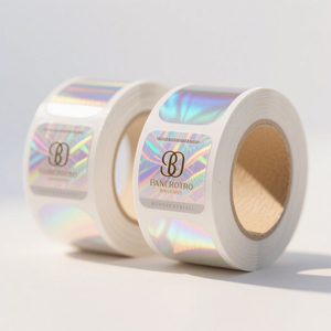 Prodotti farmaceutici Scratch-Off strato autoadesivo goffrato vetro tracciabile argento/oro Tamper personalizzato ologramma adesivo Laser - Product Image 4