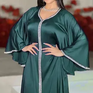 Luxury Gowns Abaya Drill stain abaya muslim dresses middle east dubai turkey wholesale long abaya party kaftan dress