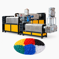 Machine de granulation de plastique à vis simple de qualité supérieure, personnalisée pour le recyclage des déchets PVC, ABS, HDPE, certifiée CE