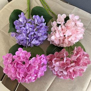 ดอกไฮเดรนเยีย 3 มิติ ยี่ห้อ Jinxi สีม่วงชมพู สำหรับตกแต่งงานแต่งงาน ตกแต่งบ้าน และอุปกรณ์ประกอบฉากบนเวที - Product Image 1