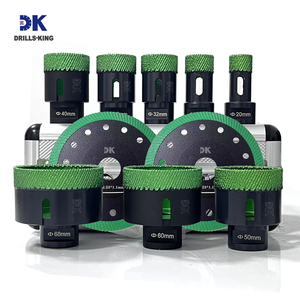 Brocas de diamante con soldadura al vacío Drills-King M14,5/8-11 para perforar azulejos de porcelana, cerámica, granito y mármol. - Product Image 1