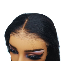 9X6 Sofort Lieferbare Klebefreie Lace Wig Eilbestellung Vorgefertigte Echthaar-Perücke mit Body Wave