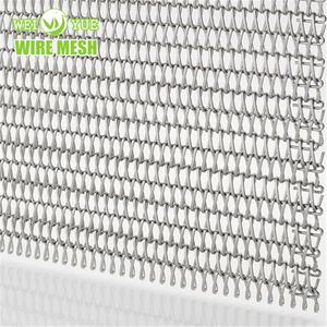 Cadena de malla de alambre en espiral Cinta transportadora de malla de acero inoxidable para máquina transportadora/Transferencia de Alimentos/Transferencia de panadería vegetal - Product Image 3