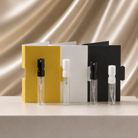 Flacon de parfum de luxe personnalisé avec logo, échantillon, 2ml 5ml 10ml 15ml, flacon en verre vide rechargeable de petite taille avec boîte