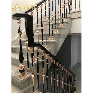 Rampe d'escalier moderne montée au sol - Product Image 1