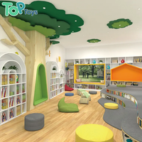 Ensemble de meubles en bois Montessori pour la crèche, la maternelle, la salle de classe, la garderie - Bibliothèque en bois, armoire à jouets pour l'école, l'utilisation en centre commercial