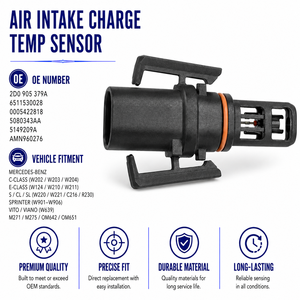 Termostato Automotriz para Mercedes Benz OE 2D0905379A, Compatible con Sensor de Temperatura de Admisión de Aire, Pieza de Servicio para Refrigeración del Motor - Product Image 1