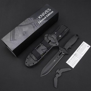Cuchillo Táctico de Supervivencia y Caza BK 0084BKXLE-B, Personalizable, con Mango G10 y Hoja Recta de Acero Inoxidable - Product Image 6