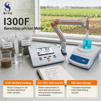 SYU I300F pH-mètre ionique -2.00~20.00pH -5.0~110 ° pH-mètre numérique C Wide Temp ATC 500 pour analyse des sols et des eaux de drainage, testeur d'eau agricole