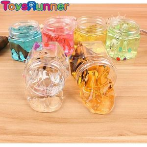New 3D <b>Animal</b> Slime 6 Colors <b>Crystal</b> Jelly Clay Rubber Mud Intelligent Hand Gum Plasticine Toy Gift Slime 24pcs Box - Product Image 6
