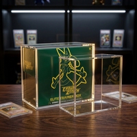 Boîtier de rangement magnétique en acrylique transparent de qualité supérieure pour cartes TCG Elite Trainer Box, protection UV à 99 %, pour collection et présentation