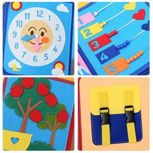 Nouveau design 2026 : Livre d'activités en feutre pour tout-petits, jouets sensoriels pour l'éducation précoce, jouets d'activités Montessori et planches de jeu – Idéal pour un cadeau - Product Image 4