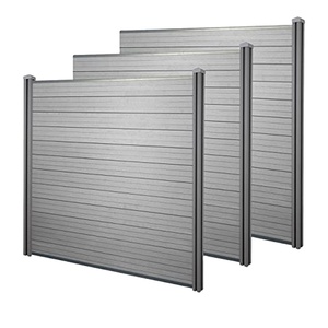 Valla <span class=keywords><strong>de</strong></span> decoración <span class=keywords><strong>para</strong></span> patio resistente a los rayos UV, poste <span class=keywords><strong>de</strong></span> aluminio <span class=keywords><strong>exterior</strong></span> impermeable, compuesto <span class=keywords><strong>de</strong></span> <span class=keywords><strong>madera</strong></span> y plástico, 180x180cm, fábrica <span class=keywords><strong>de</strong></span> China - Product Image 6