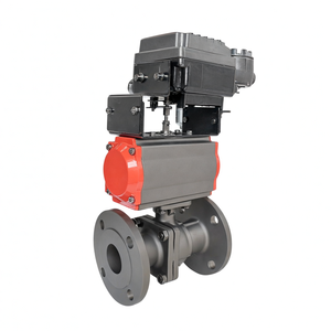 Vanne à bille pneumatique à bride en acier inoxydable COVNA DN50 2 pouces avec positionneur pneumatique - Product Image 5