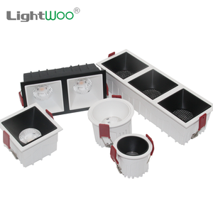 Foco empotrable LED <span class=keywords><strong>de</strong></span> moda para interiores, lámpara comercial <span class=keywords><strong>de</strong></span> aluminio COB, foco cuadrado moderno antideslumbrante tipo panal para tienda - Product Image 1