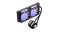 ALSEYE Desain Baru 2pcs Warna Hitam 120mm AIO Liquid Cooler ARGB CPU Water Cooler I240-B untuk Casing PC Gaming