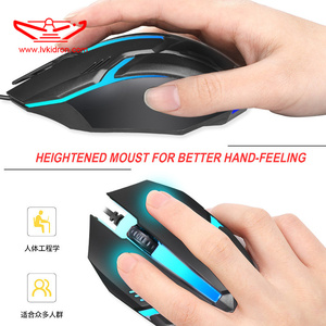 FV-136 có dây sáng Chuột chơi game cơ khí chơi game đầy màu sắc ánh sáng thở - Product Image 3