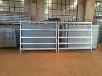 Clôture pour bétail, barrière de ranch, enclos pour animaux, barrière de pâturage à grande échelle, tuyau galvanisé à chaud, matériau épaissi, facile à installer