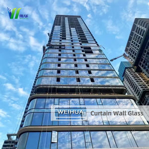 Extrusion d'aluminium insonorisé résistant à l'humidité à double vitrage décoratif moderne personnalisé pour façade de mur rideau - Product Image 3