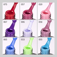 Vernis à Ongles Gel sans HEMA TPO Étiquette Privée, Ensemble de Vernis Gel 150 Couleurs Produits d'Ongles Cosmétique de Salon UV, Vernis à Ongles avec Logo Personnalisé